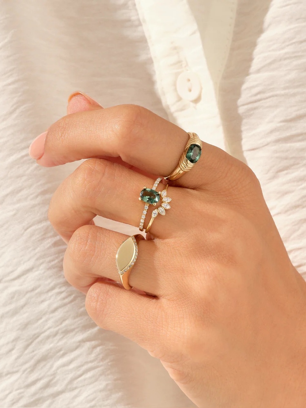 Norm Jewels Majestic Alexandrite 10k Gold Ring sz 3.5